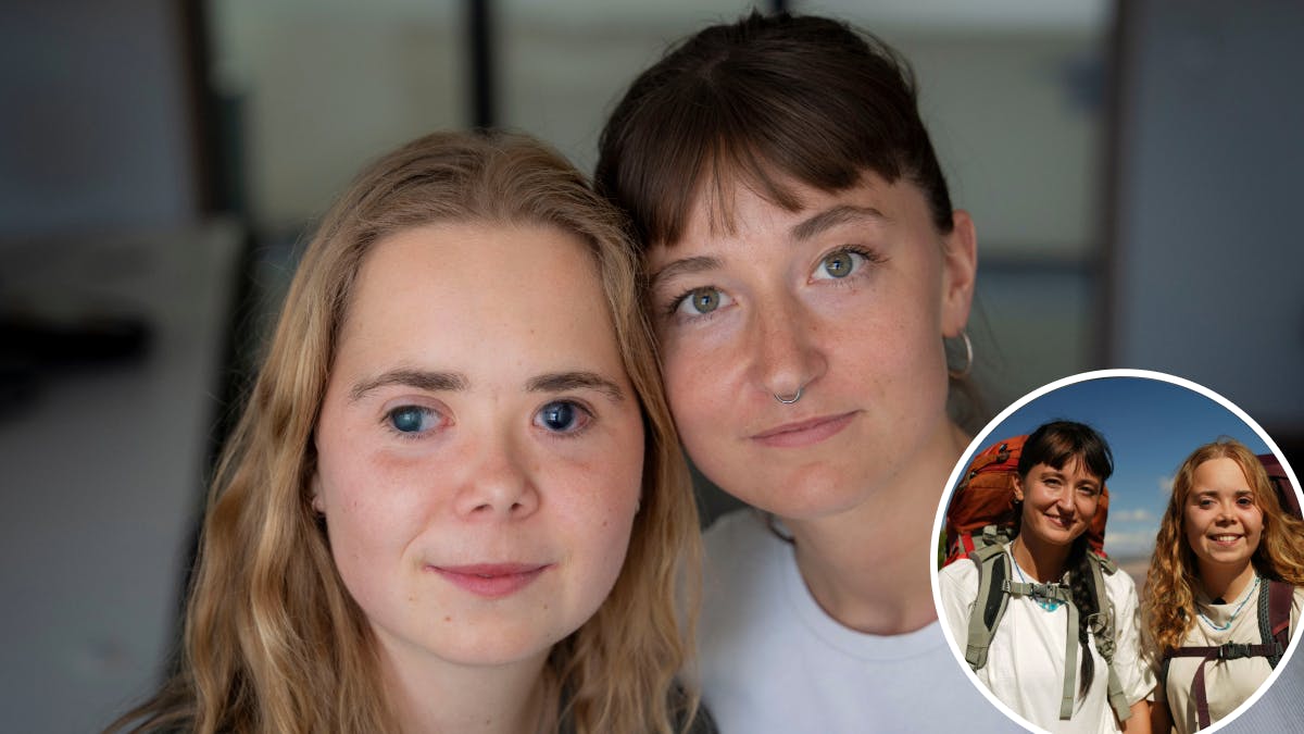 Amalie og Mille fra "Først til verdens ende".&nbsp;