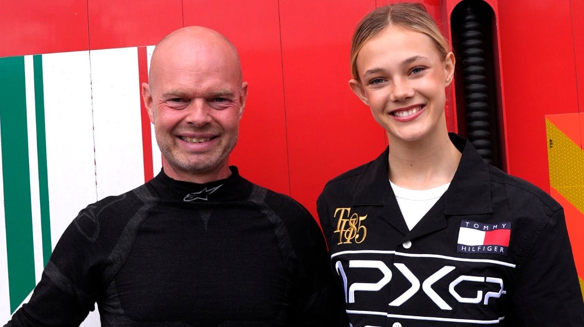 Jan Magnussen og Alba Hurup Larsen