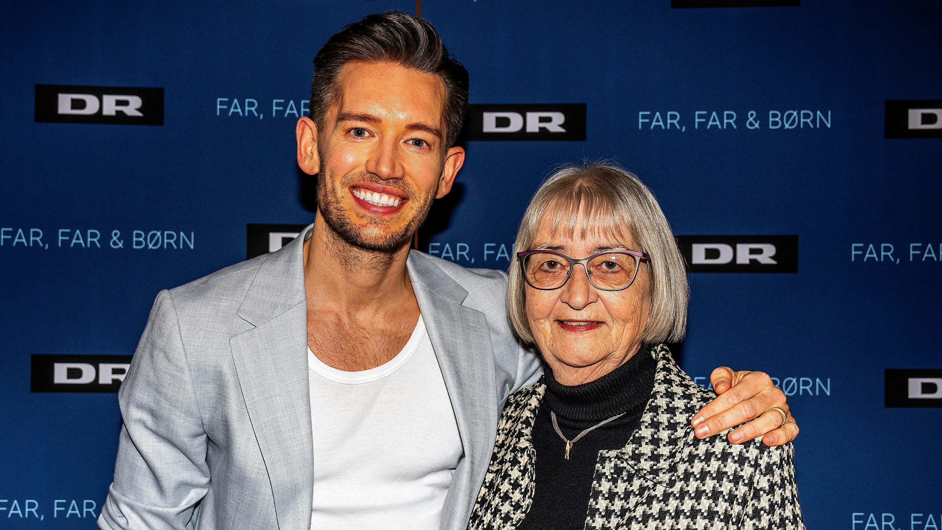 Morten Kjeldgaard med sin mor Inge-Lise Kjeldgaard.