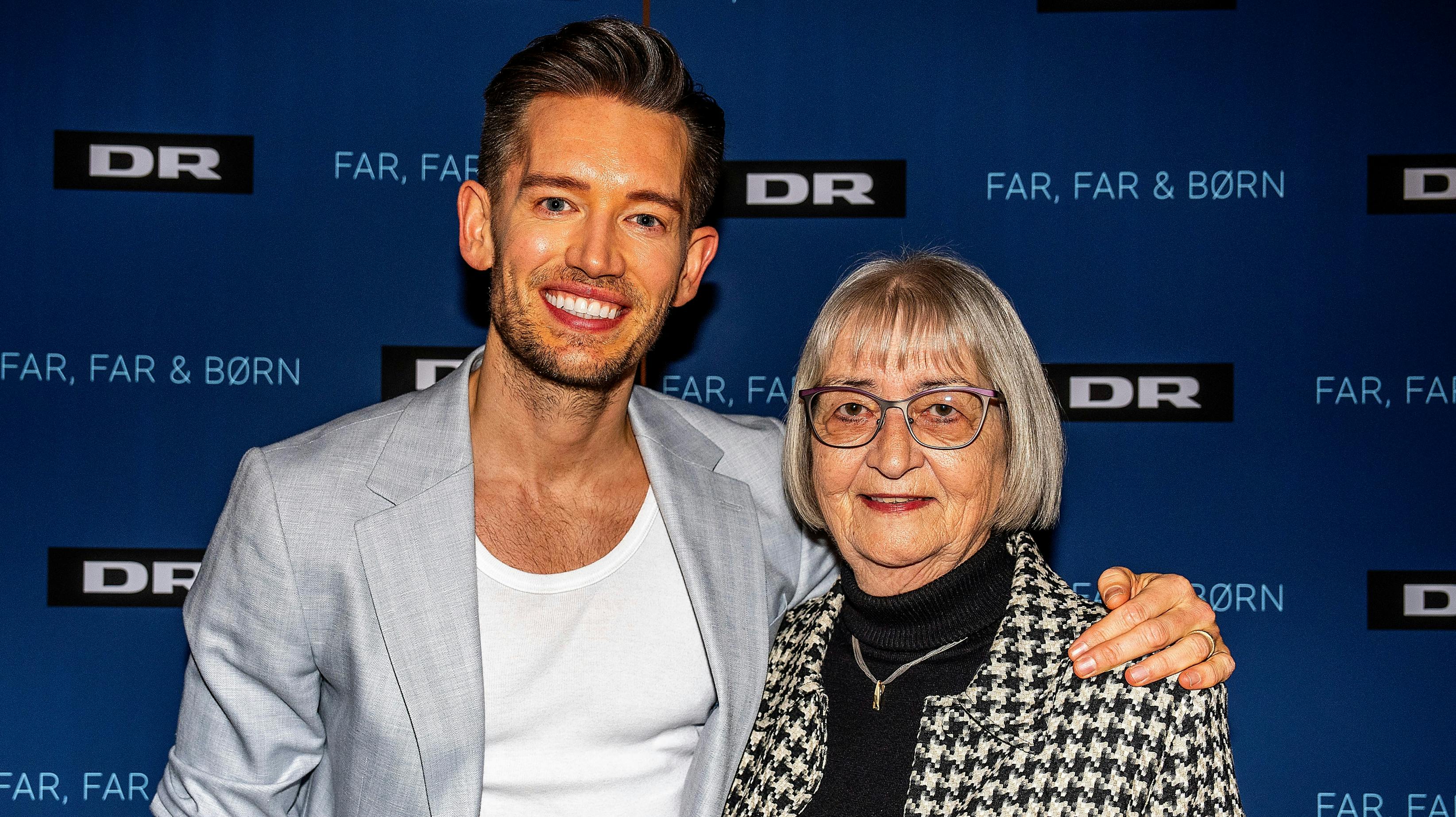 Morten Kjeldgaard med sin mor Inge-Lise Kjeldgaard.
