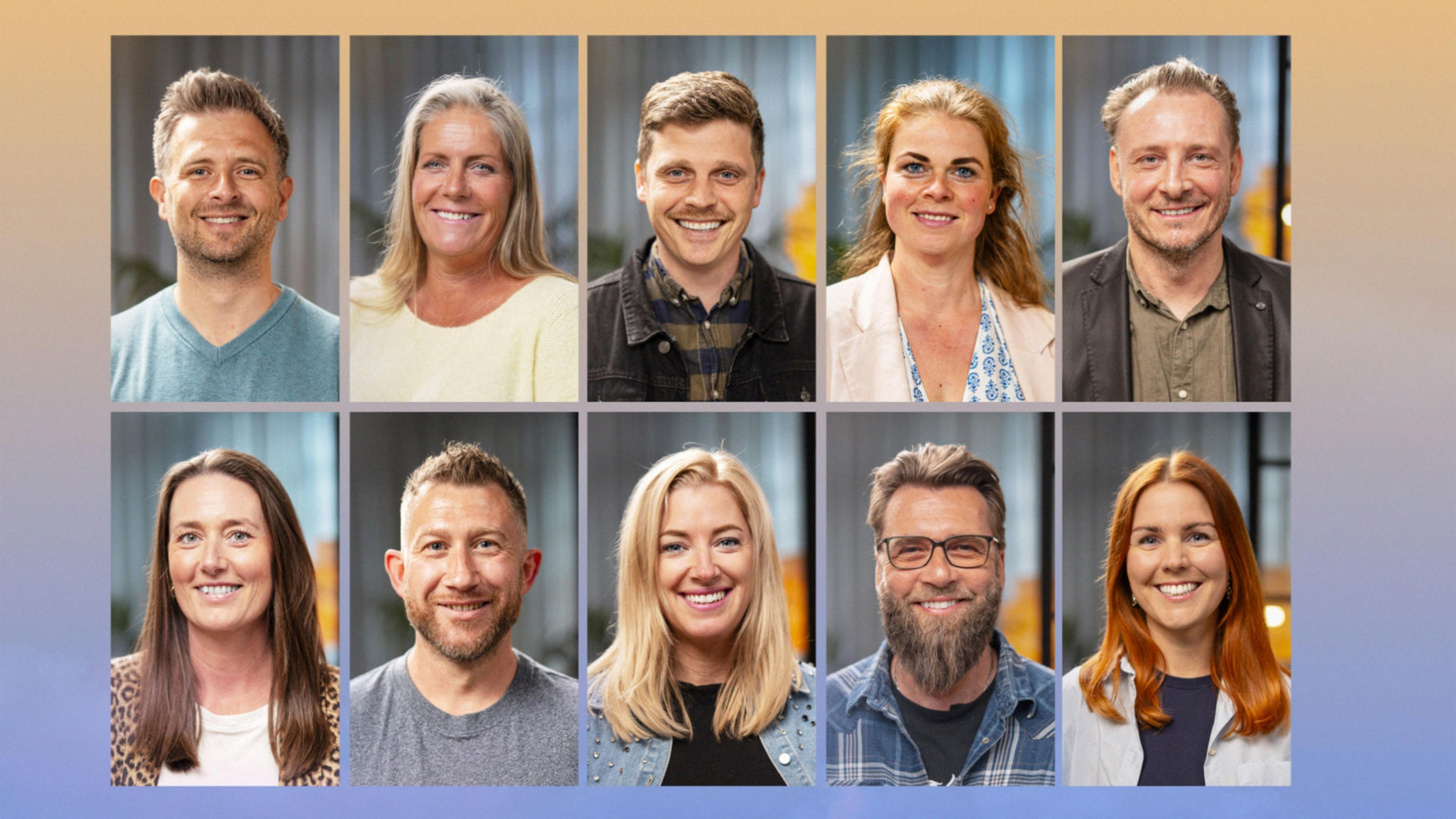 "Gift ved første blik"-deltagerne 2025.