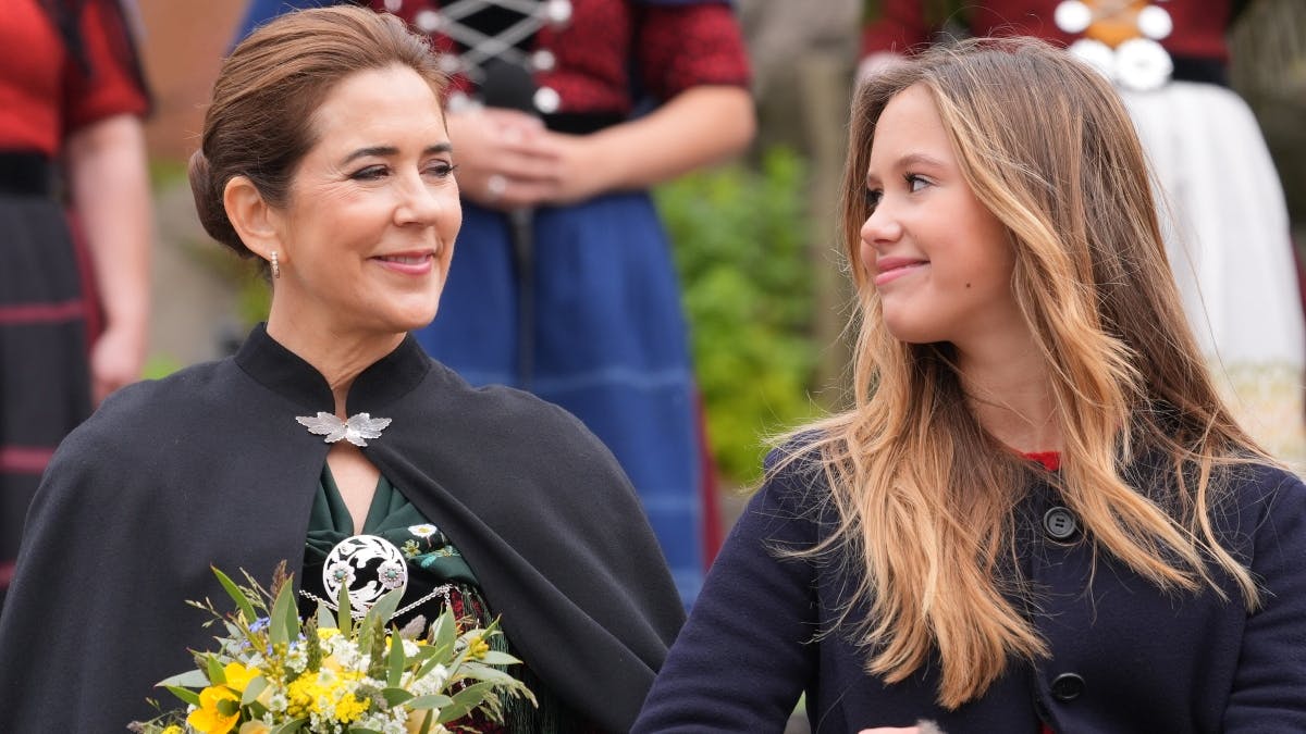 Dronning Mary og prinsesse Josephine