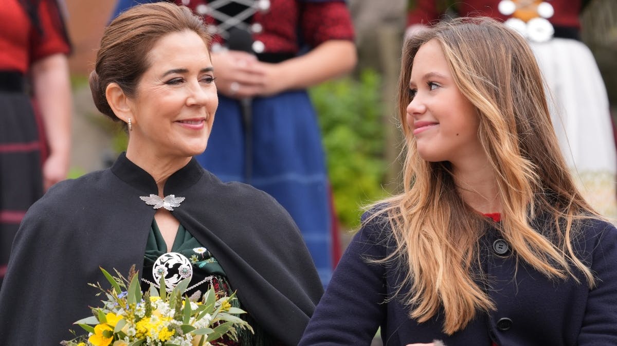 Dronning Mary og prinsesse Josephine