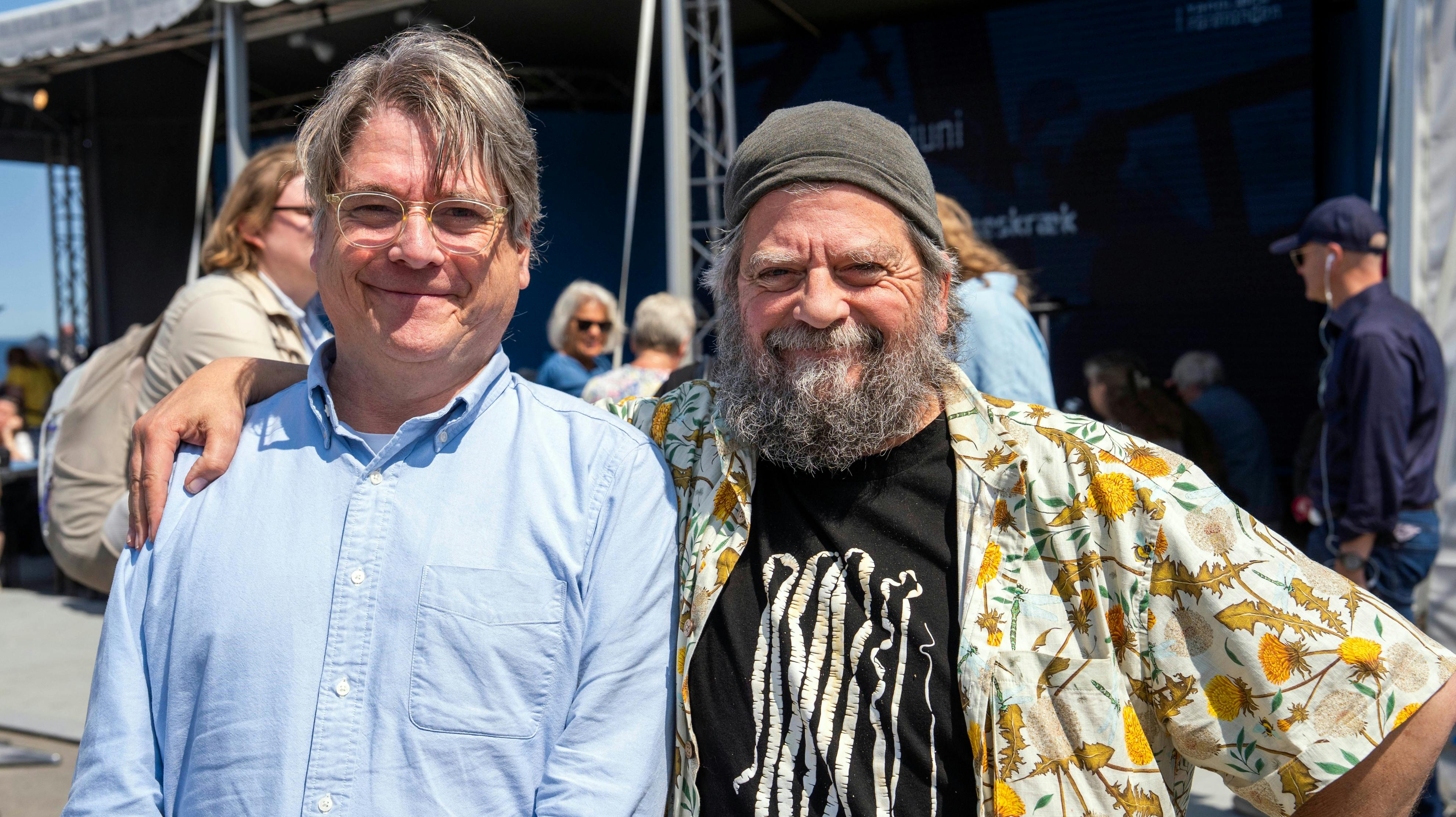 Peter Lund Madsen og Anders Lund Madsen.