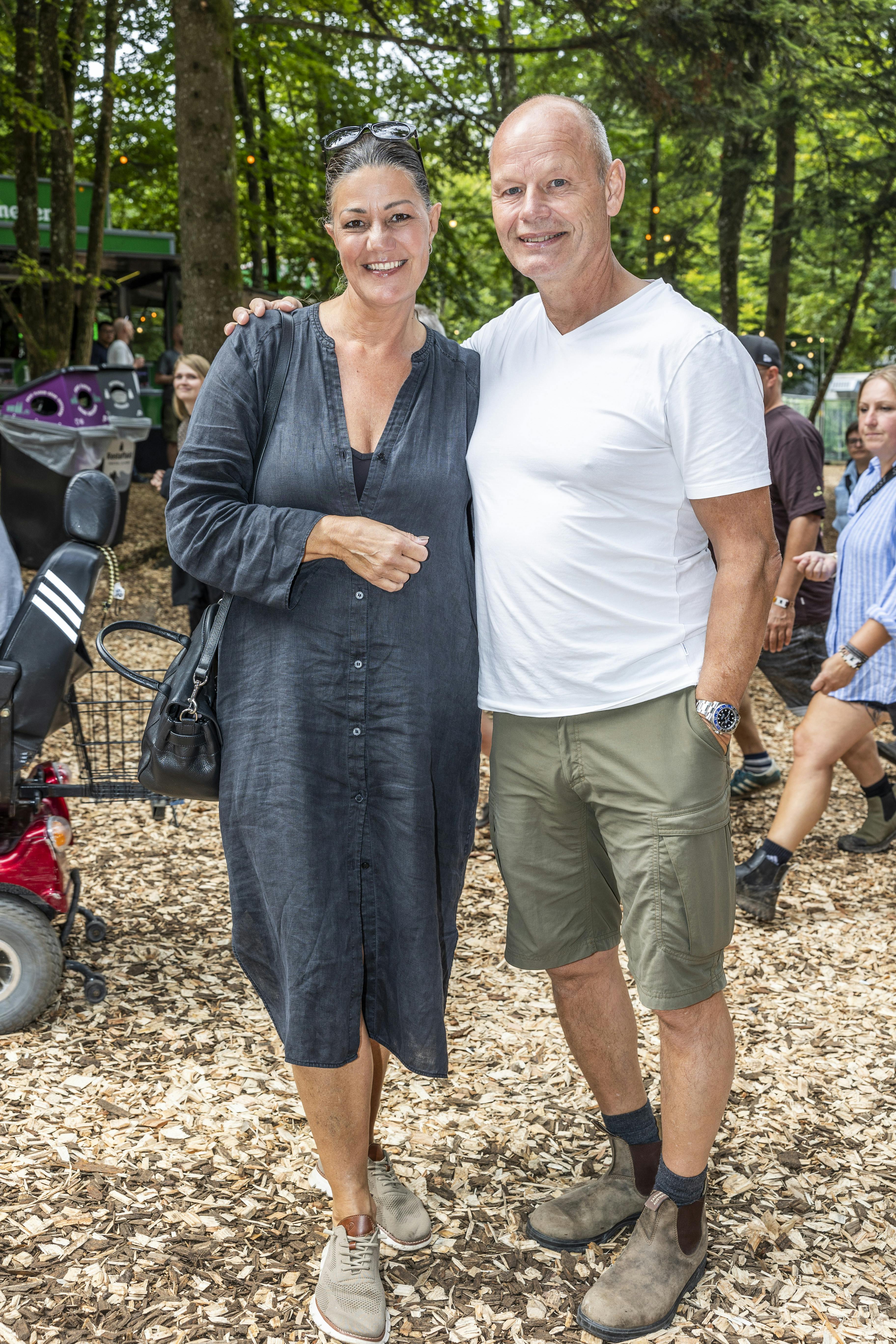 Parret var for nyligt på Smukfest sammen.