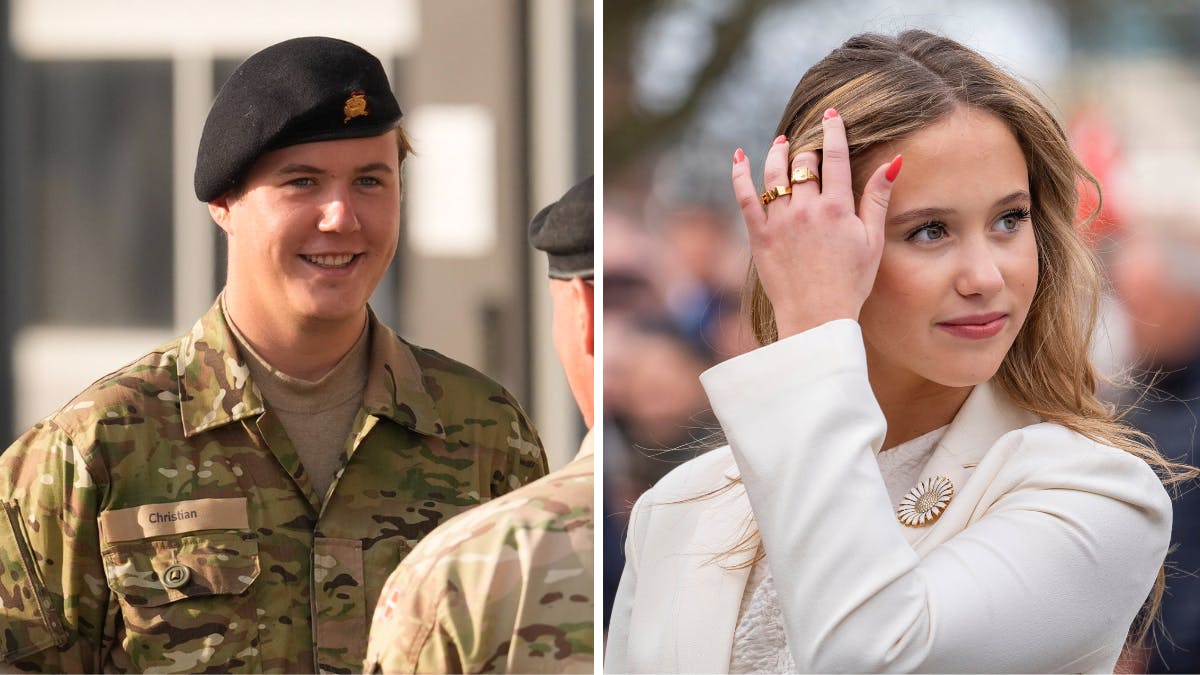 Kronprins Christian og prinsesse Josephine