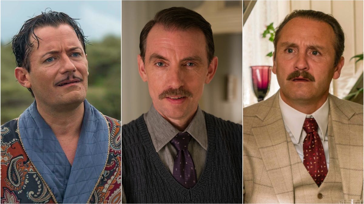 Jens Jacob Tychsen, Mads Wille og Lars Ranthe i "Badehotellet". 