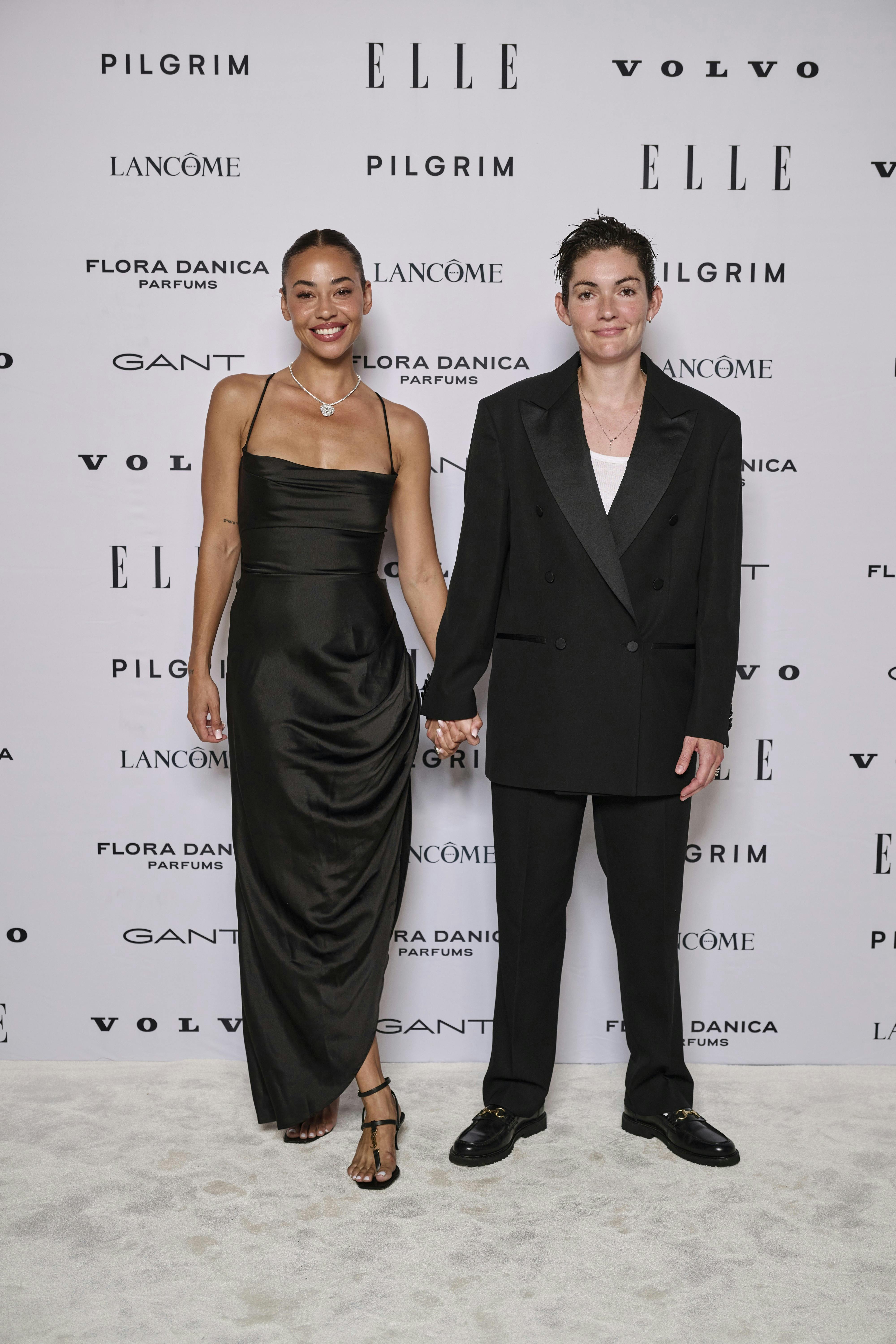 Sus Wilkins og Freja Kirk i 2023, da de stadigvæk dannede par.