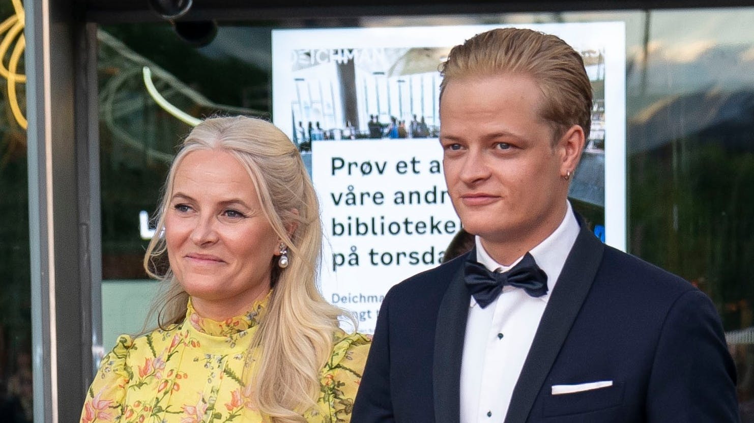Kronprinsesse Mette-Marit og Marius Borg Høiby.