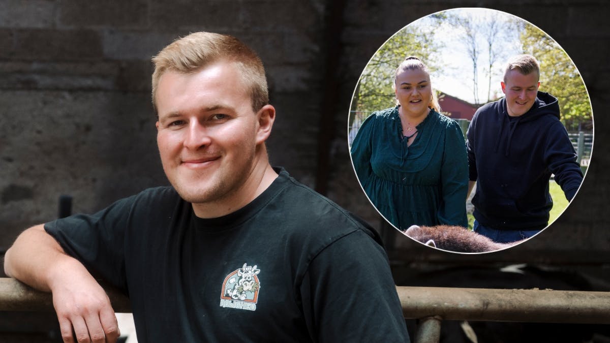Emil og Victoria fra "Landmand søger kærlighed".&nbsp;