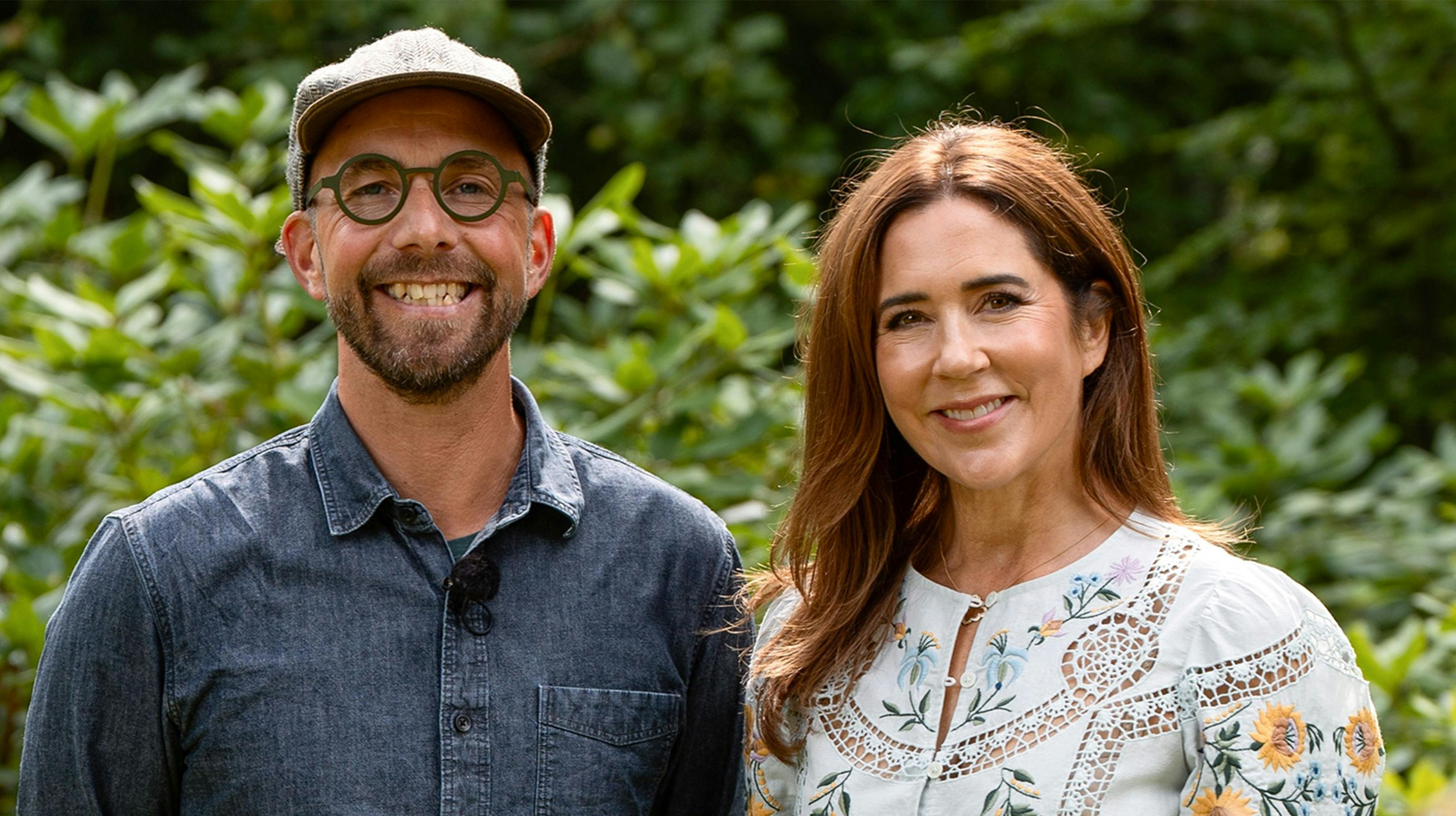Søren Vester og dronning Mary 