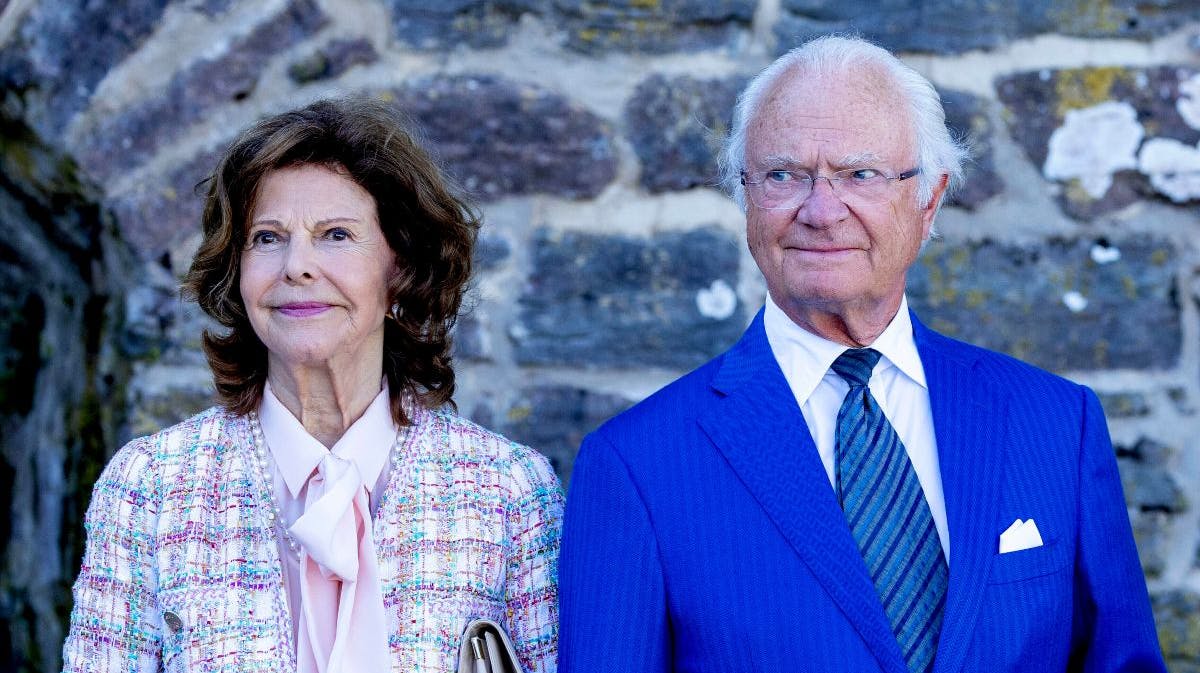 Dronning Silvia og kong Carl Gustaf i 2024.