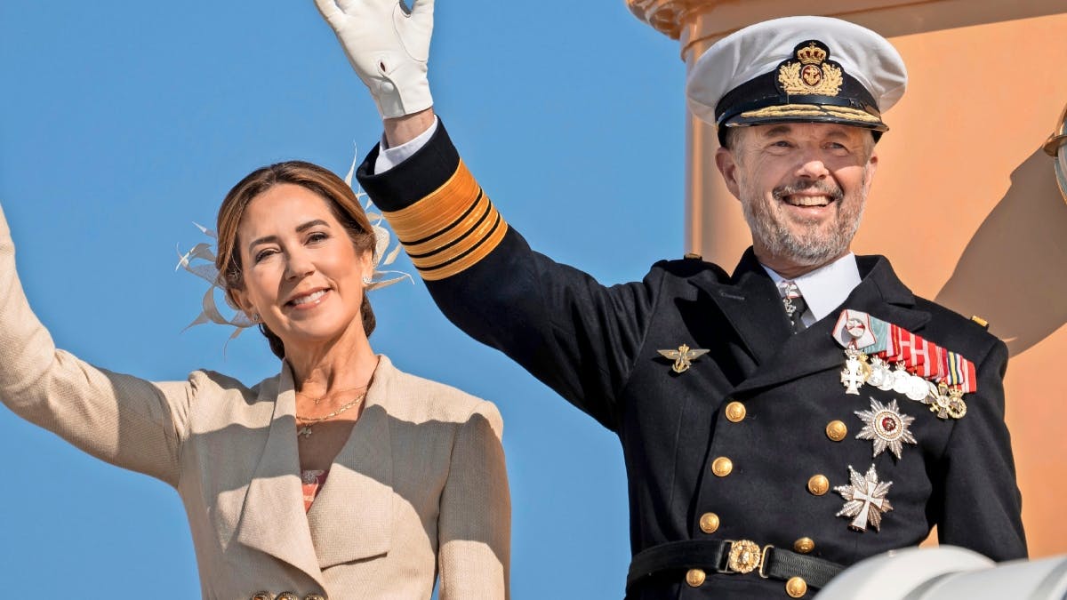 Dronning Mary og kong Frederik