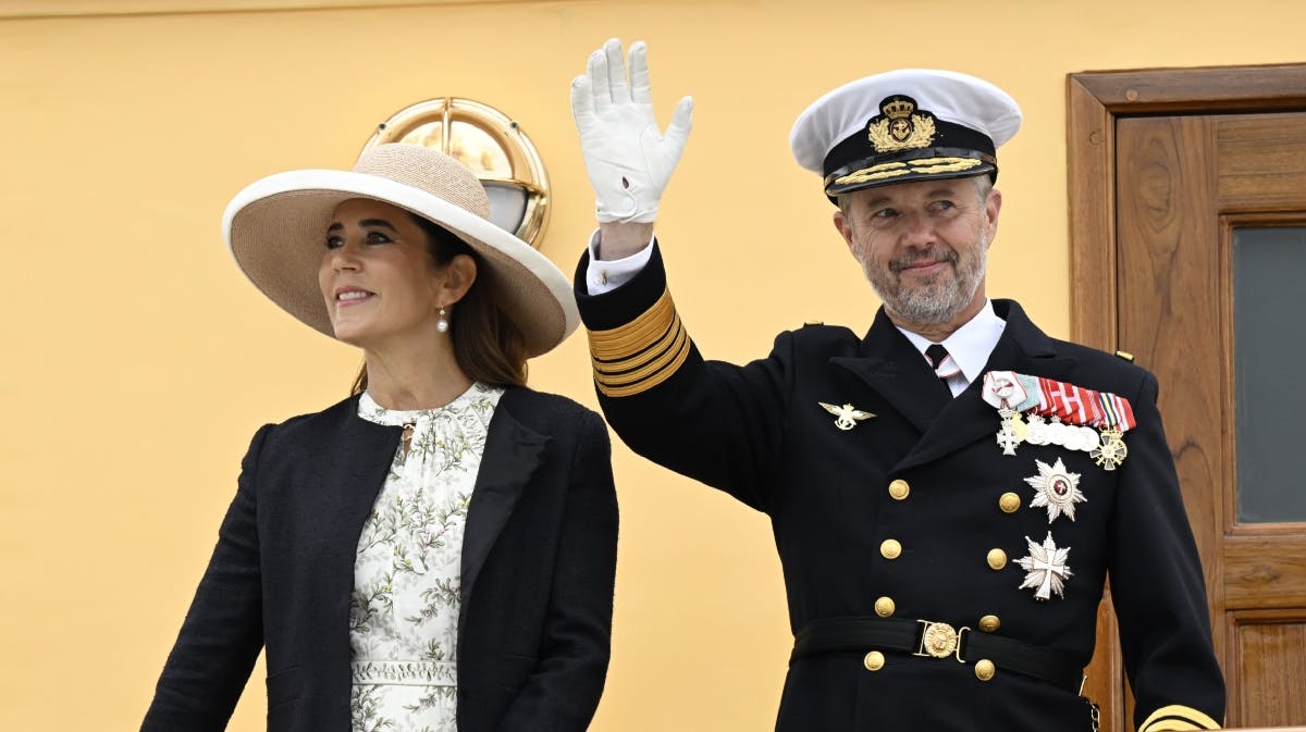 Dronning Mary og kong Frederik