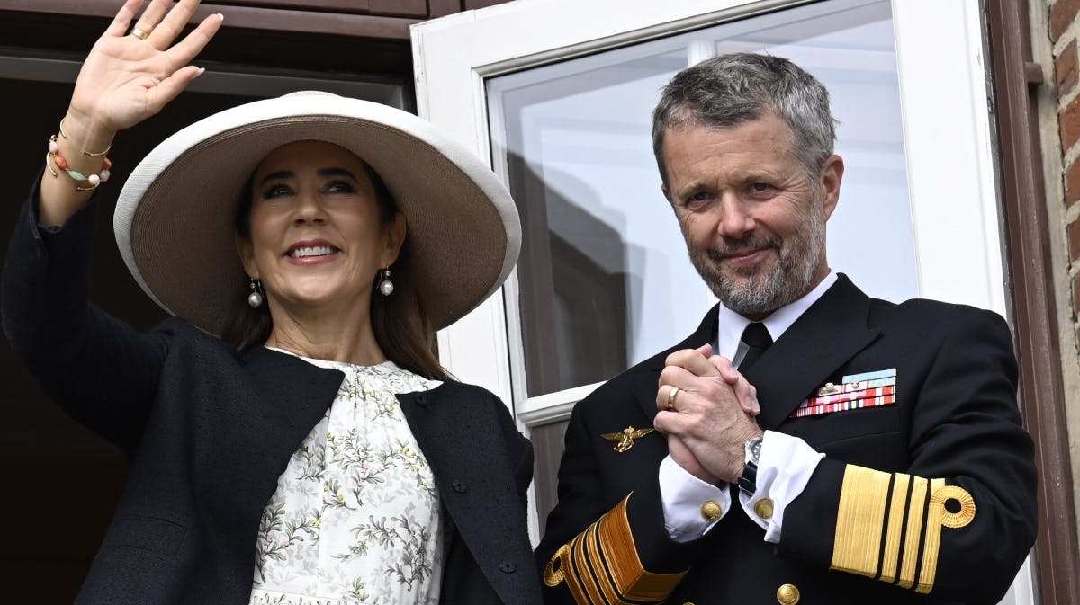 Dronning Mary og kong Frederik