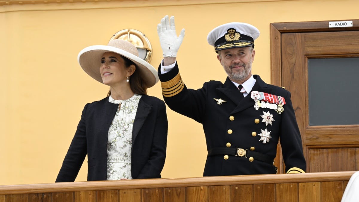 Kong Frederik og dronning Mary.