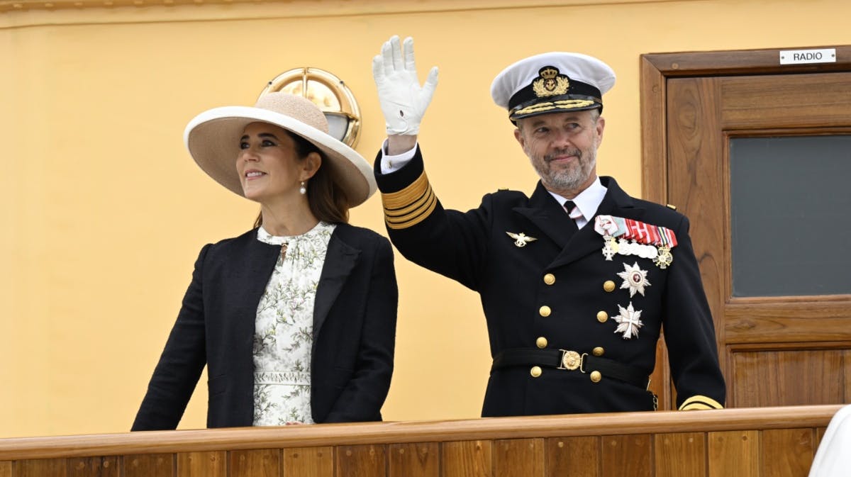 Kong Frederik og dronning Mary.