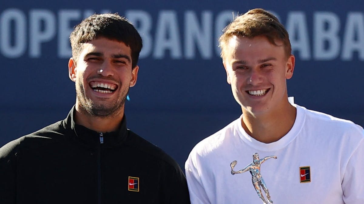 Carlos Alcaraz og Holger Rune