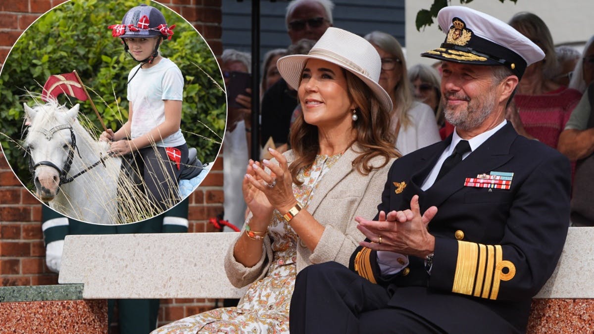 Alma, dronning Mary og kong Frederik.