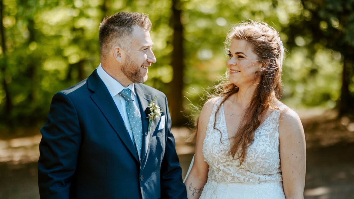 Sonny og Laura fra "Gift ved første blik".&nbsp;