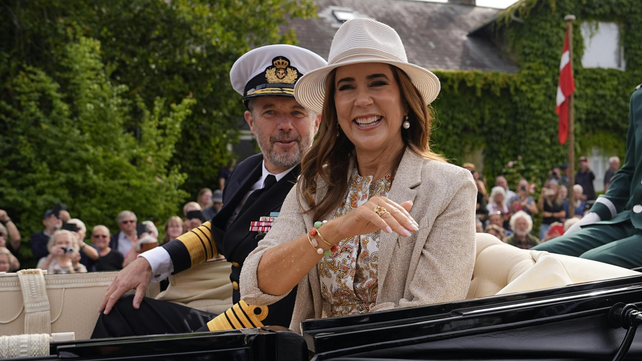 Kong Frederik og dronning Mary.
