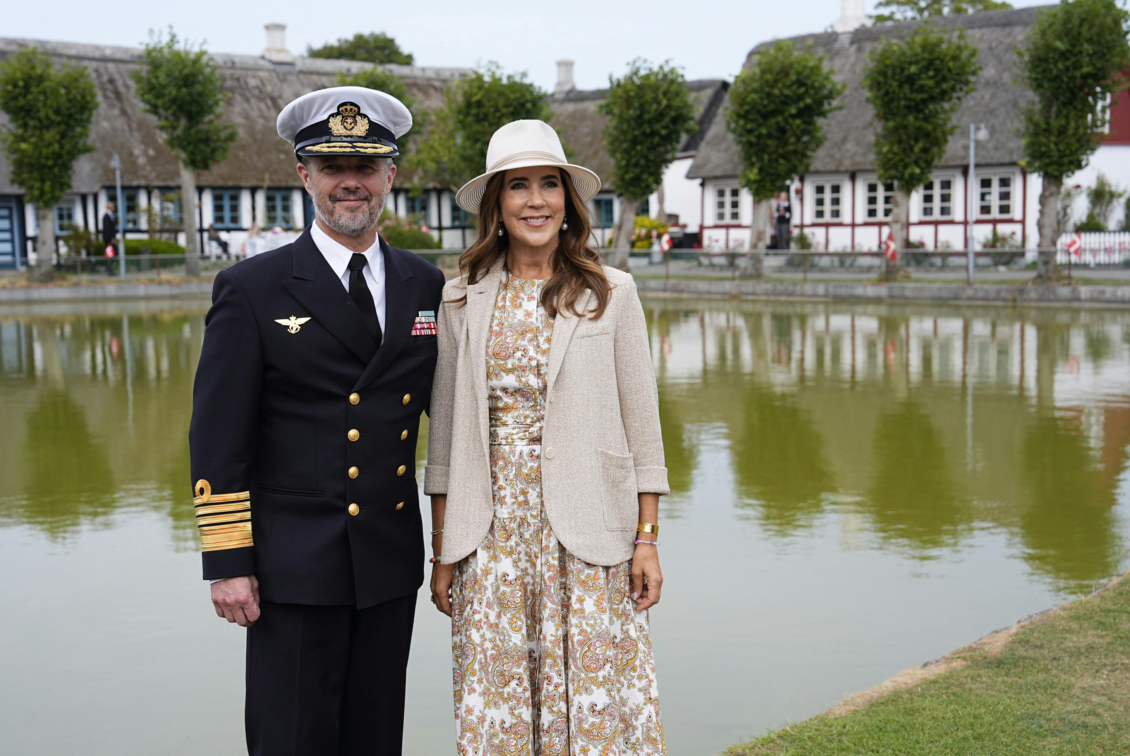 Kong Frederik og dronning Mary.