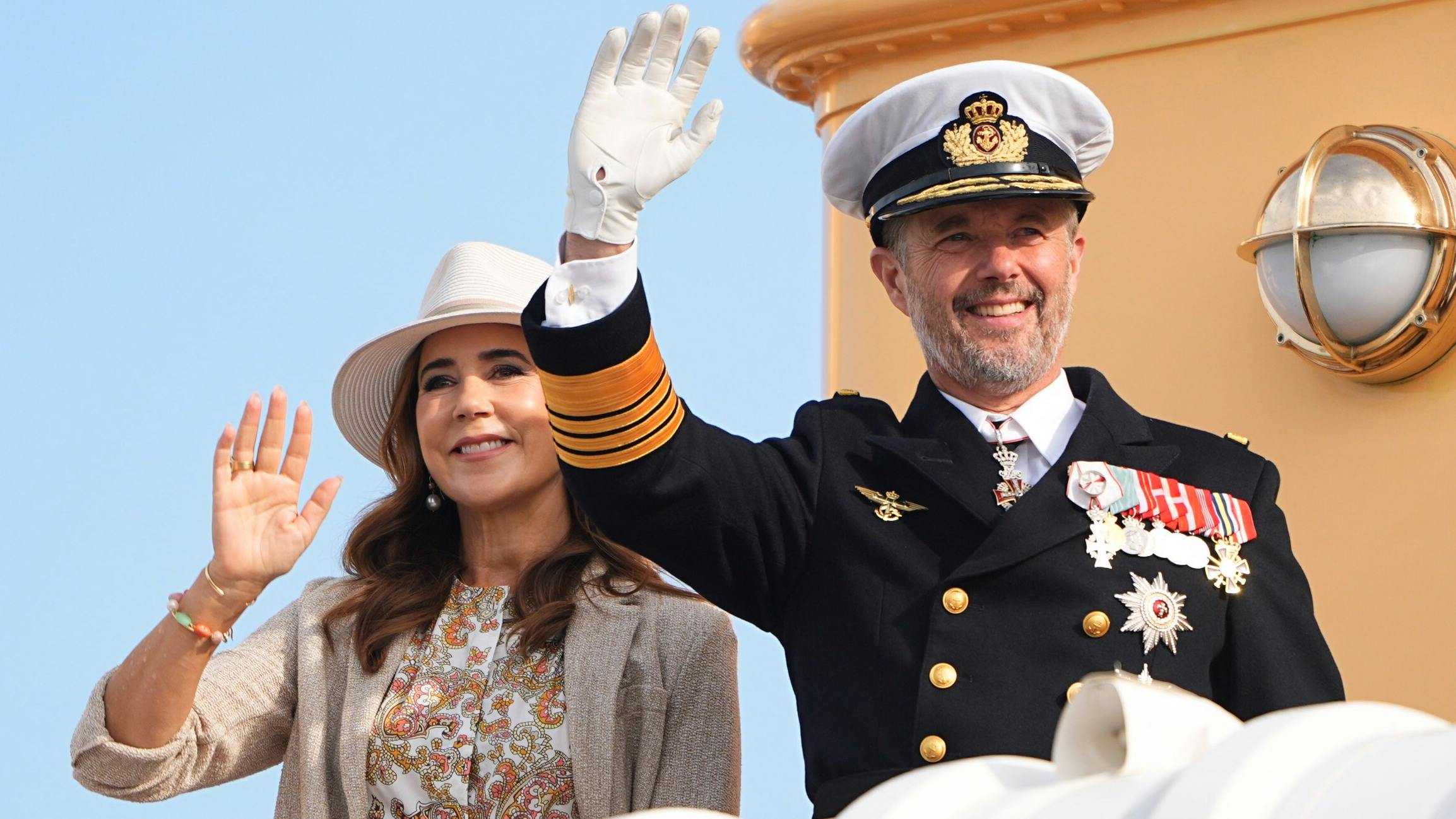 Dronning Mary og kong Frederik