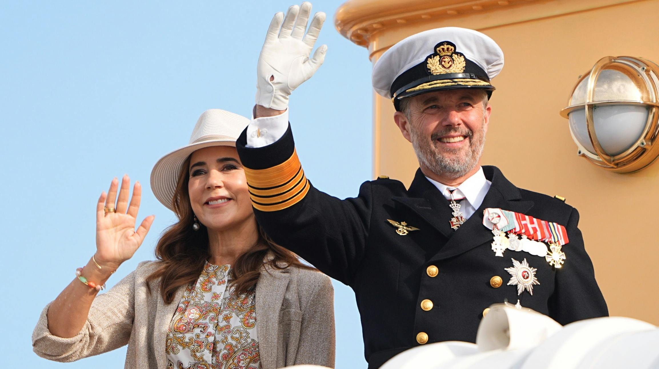 Dronning Mary og kong Frederik