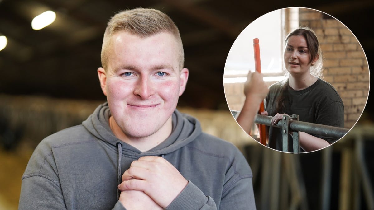 Emil og Manon fra "Landmand søger kærlighed".&nbsp;