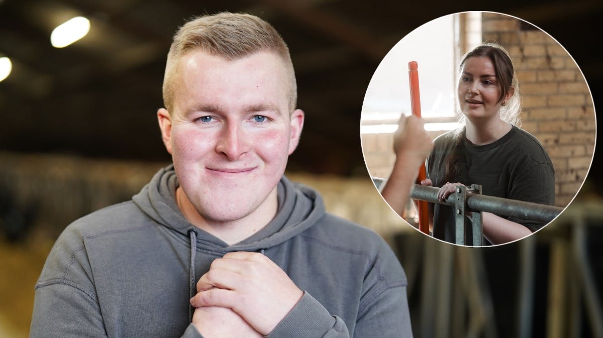 Emil og Manon fra "Landmand søger kærlighed". 