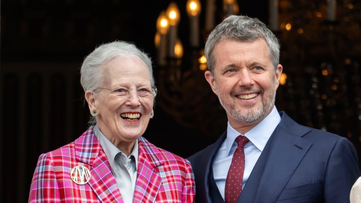 Dronning Margrethe og kong Frederik. 