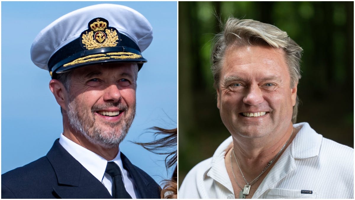 Kong Frederik og Johnny Hansen