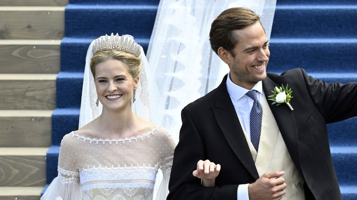 Prinsesse Marie Caroline og Leopoldo Maduro Vollmer.