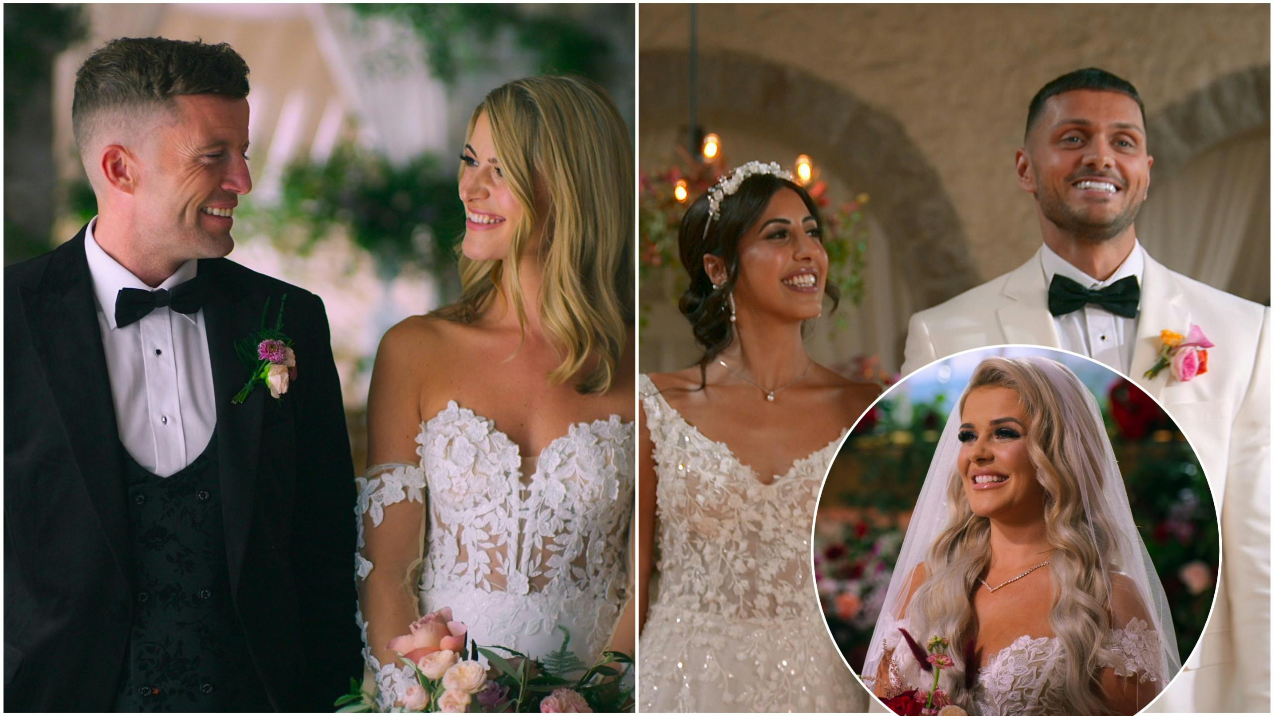 Billy og Ashley, Sarover og Kal samt Bardha fra "Love is Blind: UK".