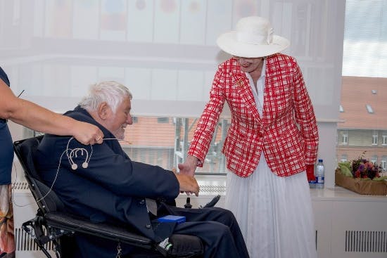 Peter Mads Clausen og dronning Margrethe