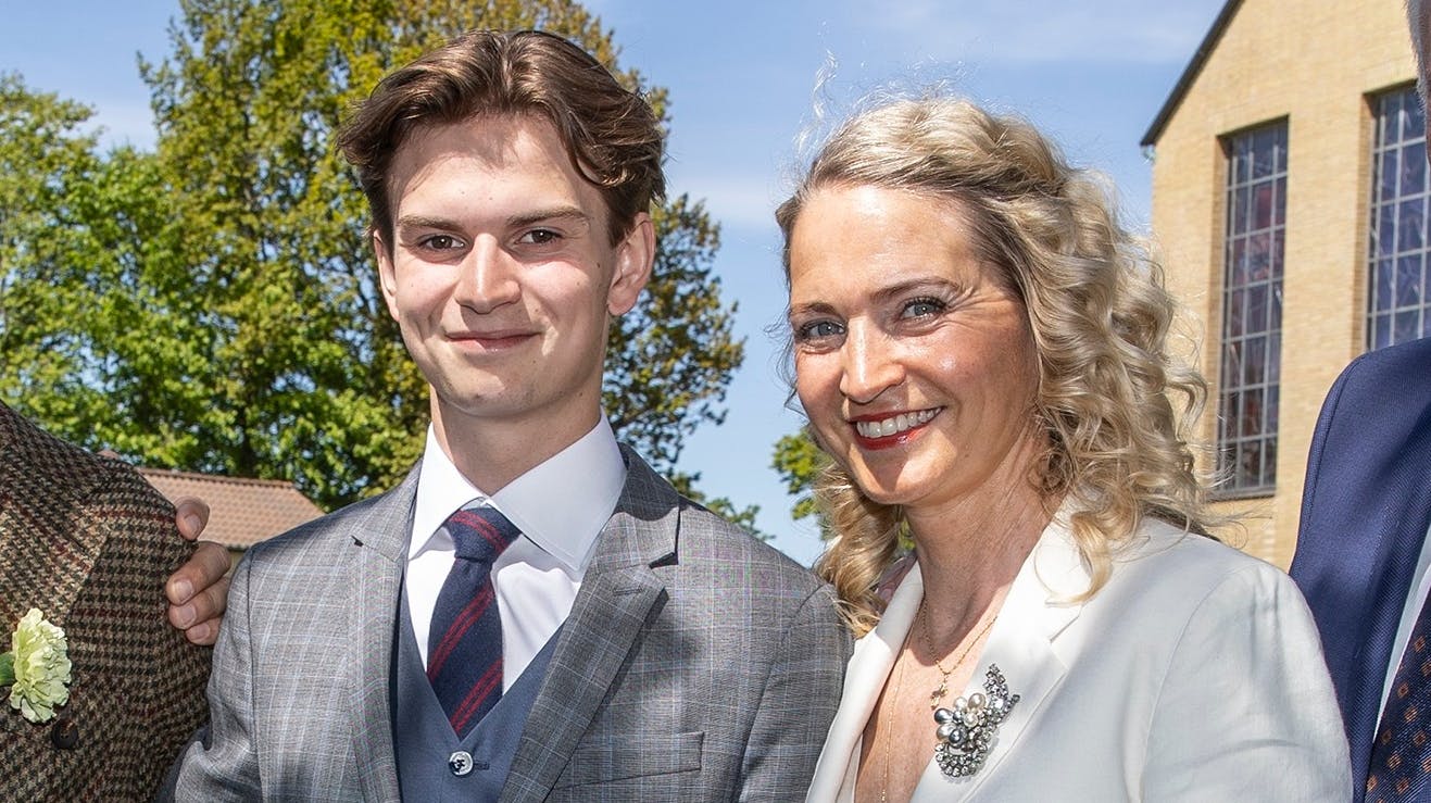 Annette Heick med sønnen Eliot.