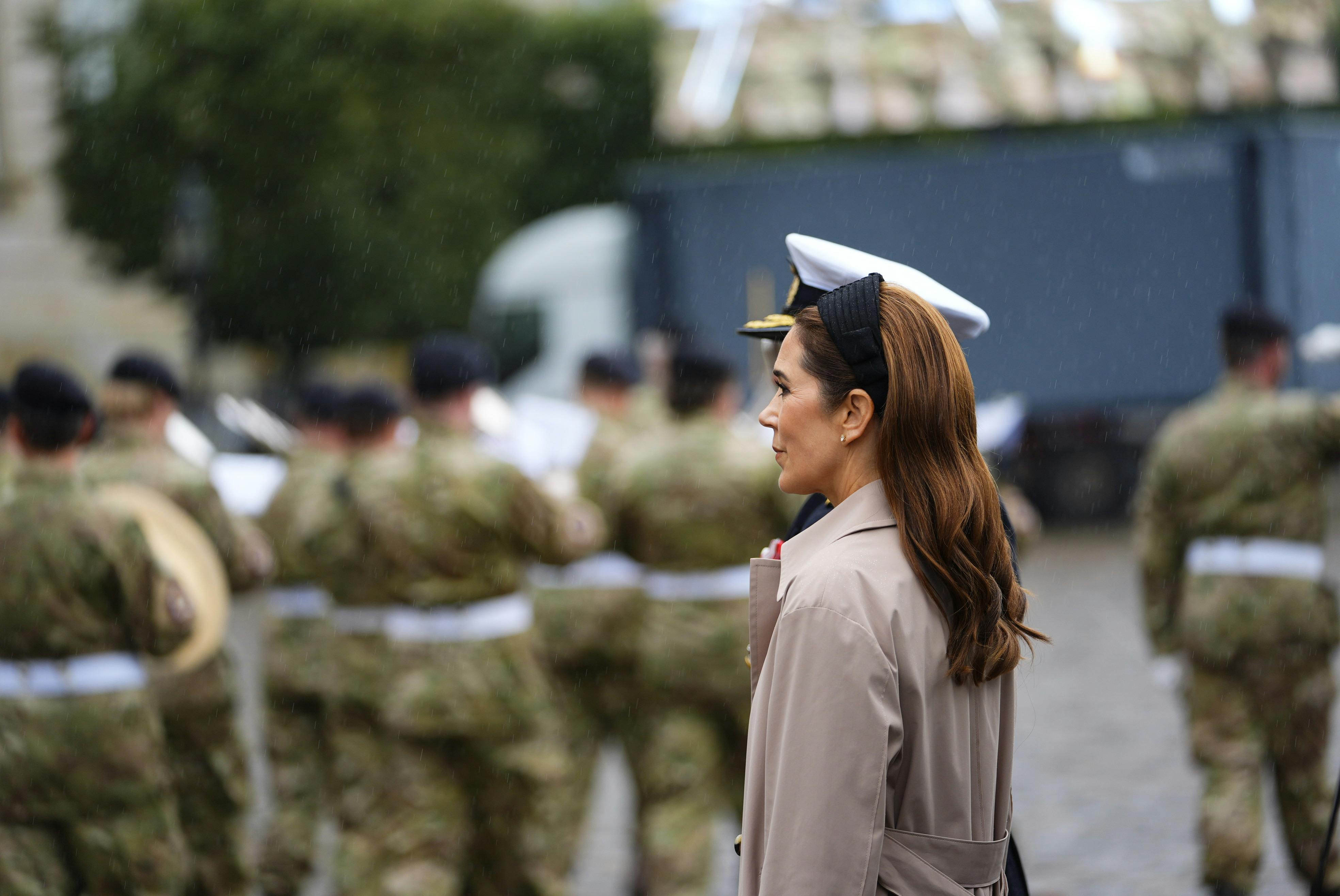 Kong Frederik og dronning Mary deltog i Flagdagen.