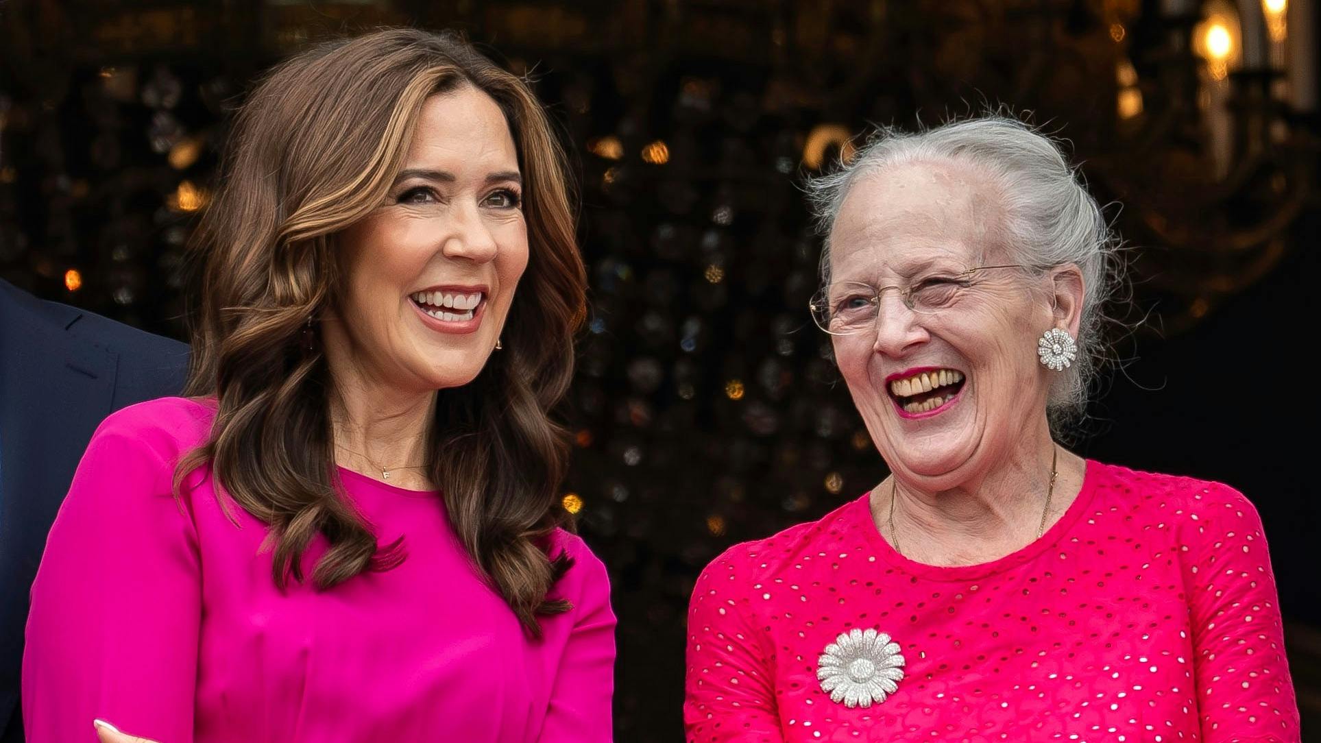 Dronning Mary og dronning Margrethe.