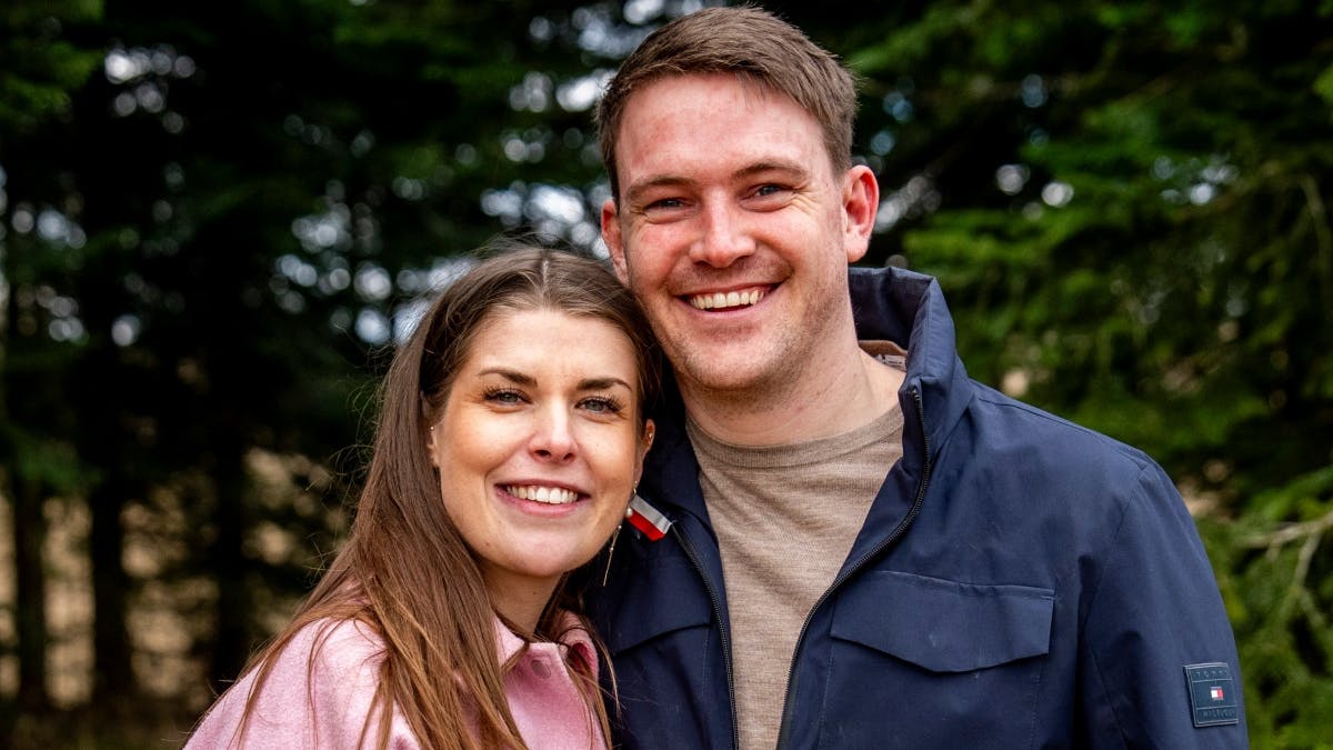 Emilie og Anders fra "Kærlighed hvor kragerne vender"