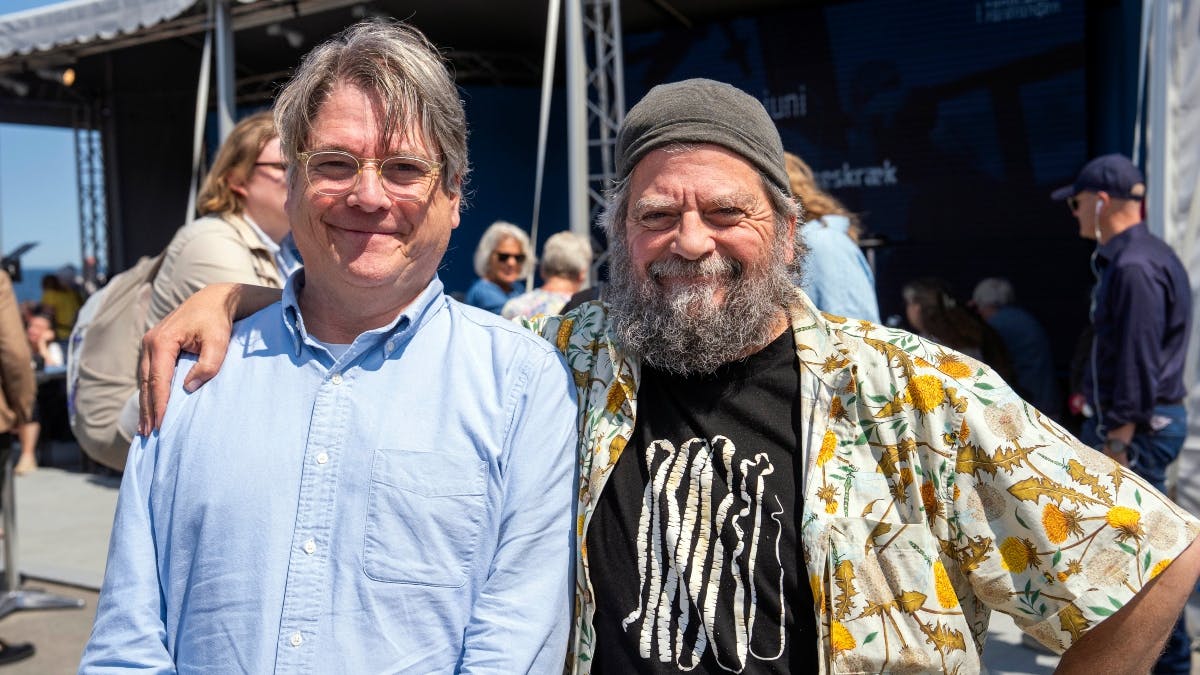 Peter og Anders Lund Madsen. 