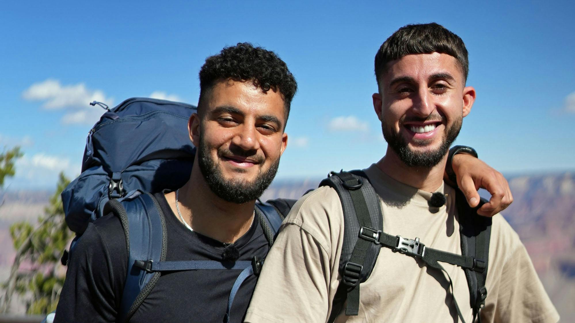 Mohammed og Rand i "Først til verdens ende". 