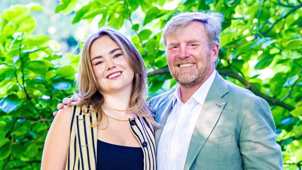 Prinsesse Ariane og kong Willem-Alexander. 