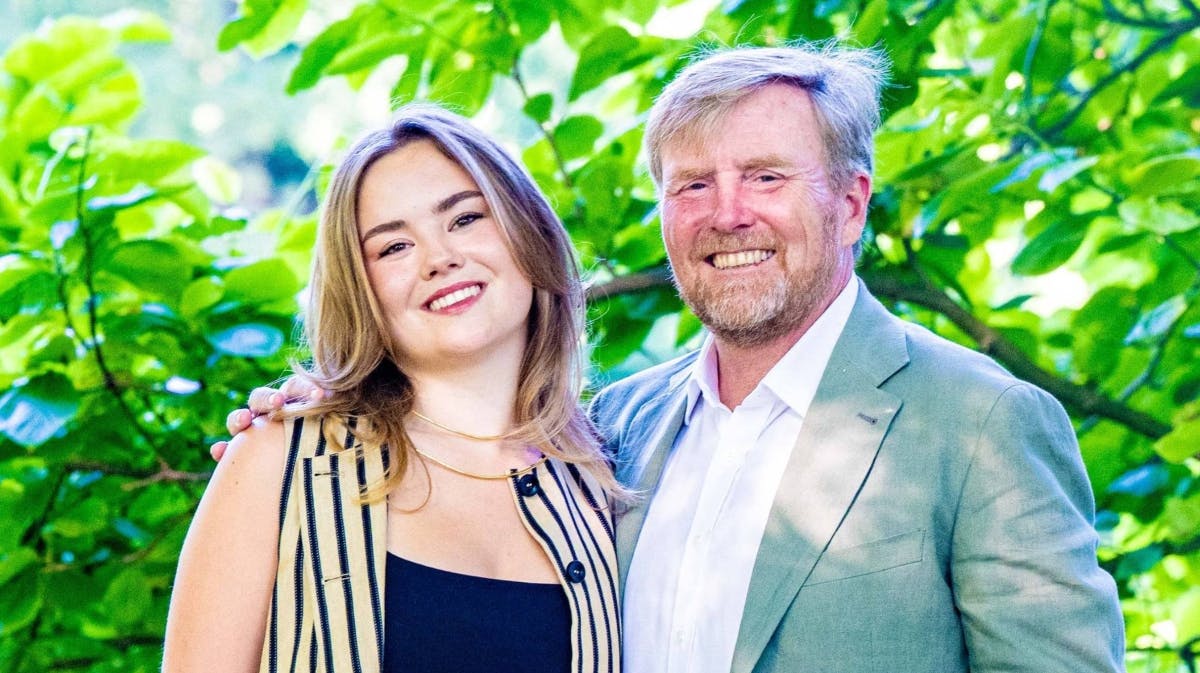Prinsesse Ariane og kong Willem-Alexander.