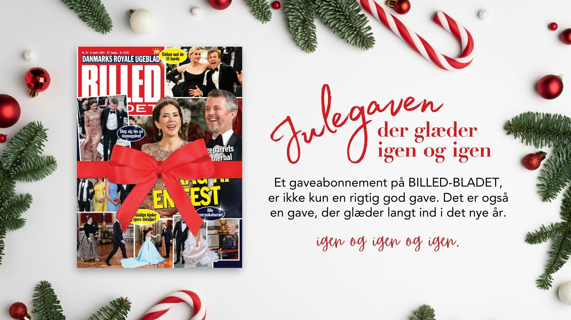 Giv BILLED-BLADET i årets julegave - abonnement der glæder langt ind i det nye år