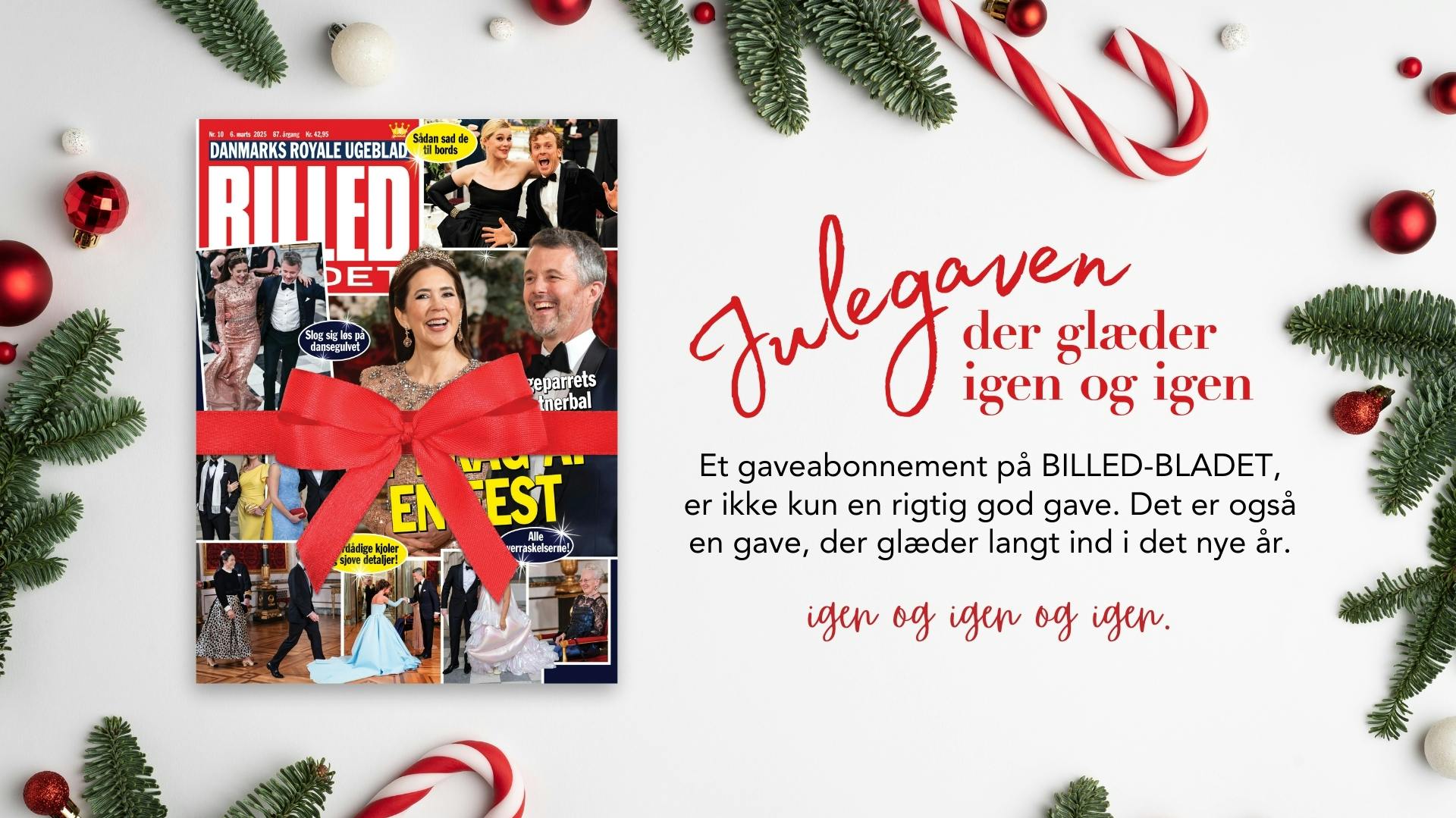 Giv BILLED-BLADET i årets julegave - abonnement der glæder langt ind i det nye år