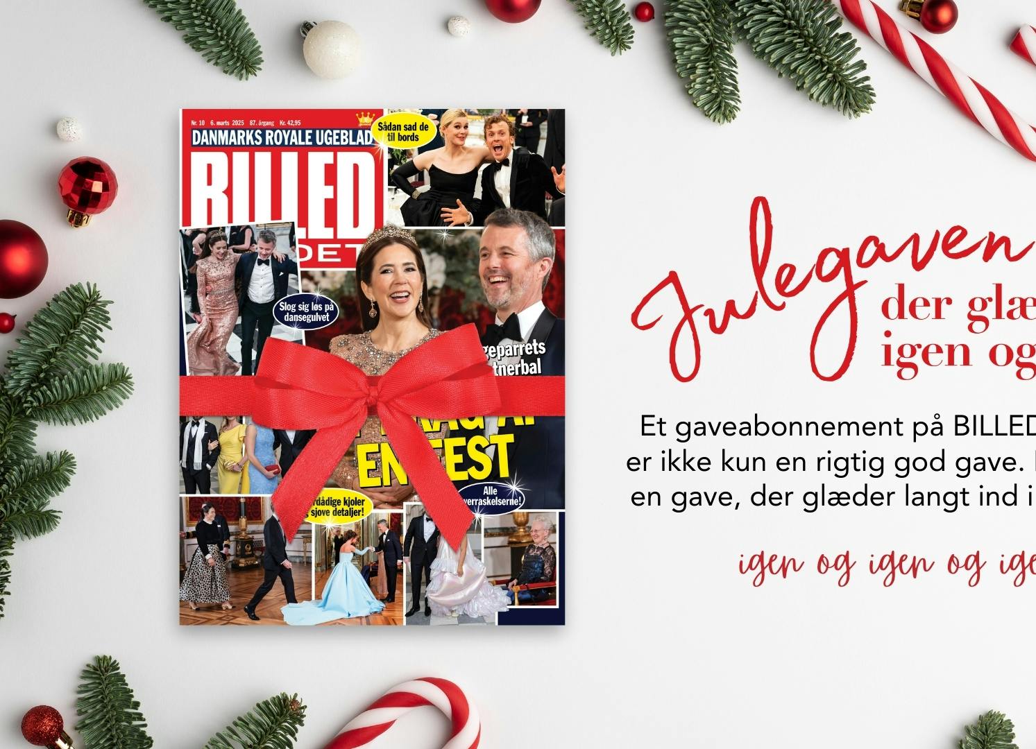 Giv BILLED-BLADET i årets julegave - abonnement der glæder langt ind i det nye år