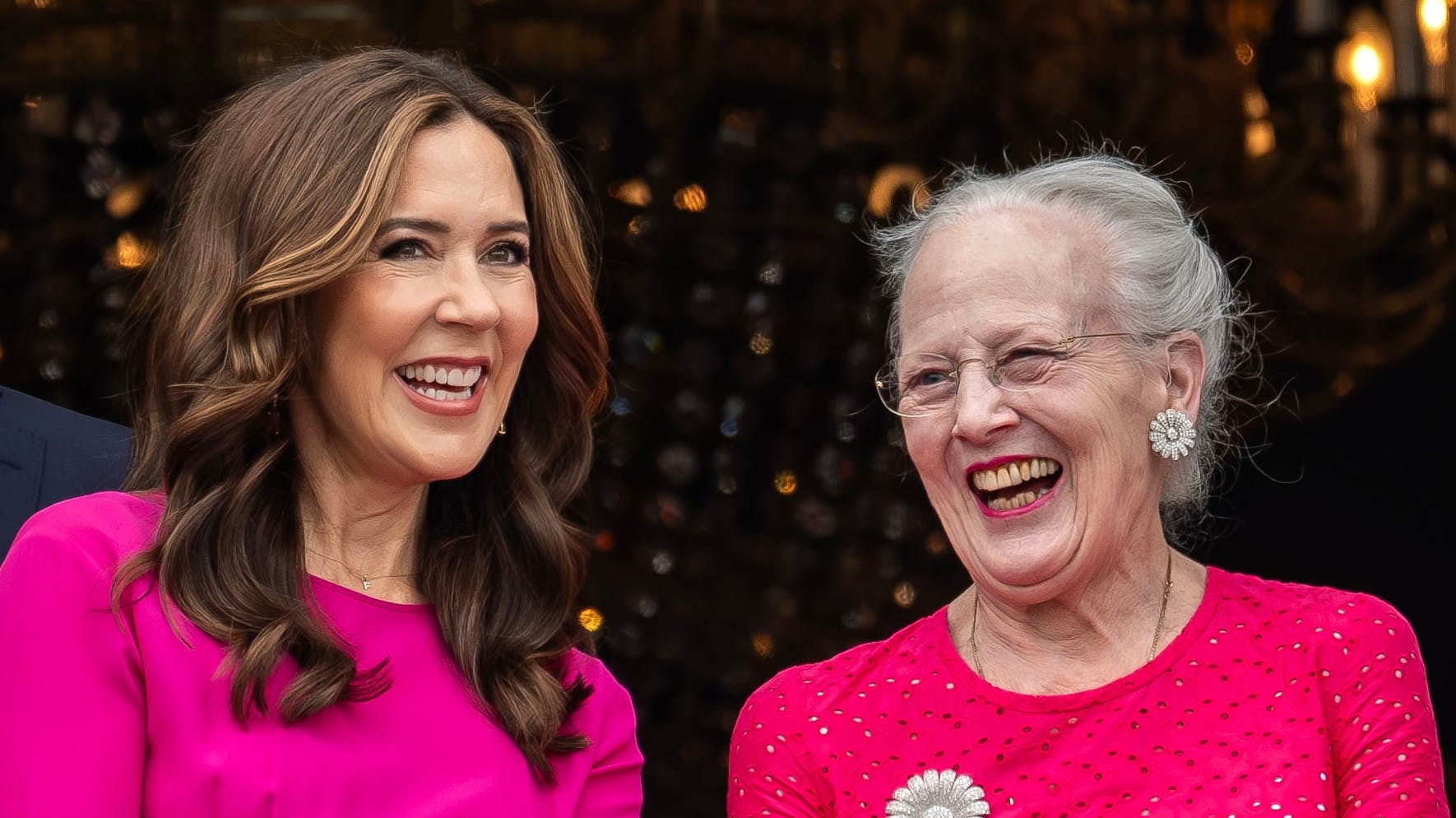 Dronning Mary og dronning Margrethe.