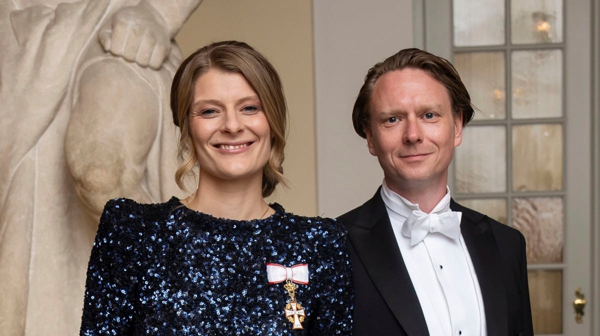 Ane Halsboe-Jørgensen og Peter Strauss Jørgensen.