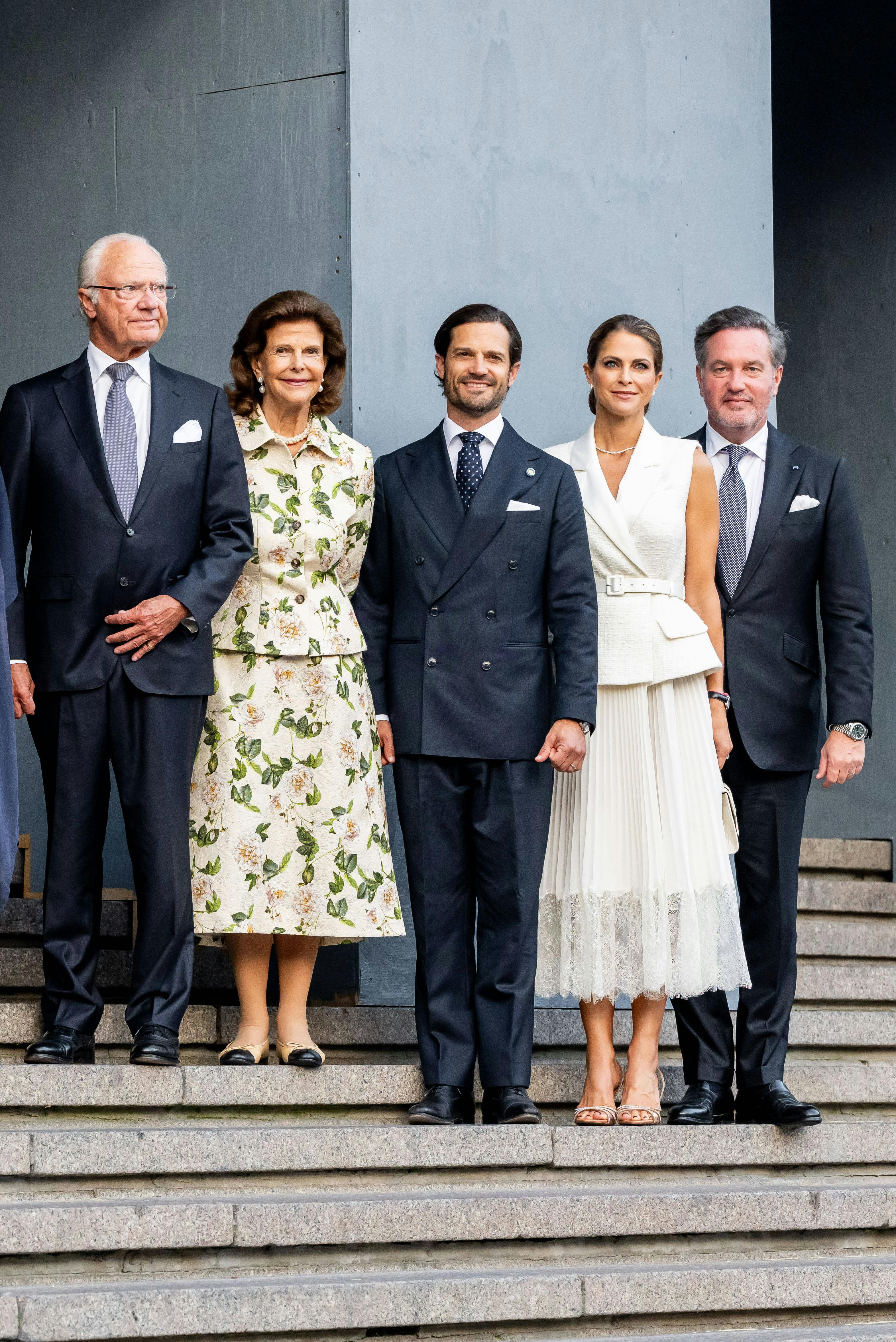 King Carl Gustaf, Queen Silvia, Princess Madeleine, Chris O'Neill, Prince Carl Philip, Concert celebrating the State Opening of Parliament 2025 (Riksmötets öppnande) at the Concert Hall in Stockholm, Sweden, September 9, 2025. ( DANA-No: 02640193 )
