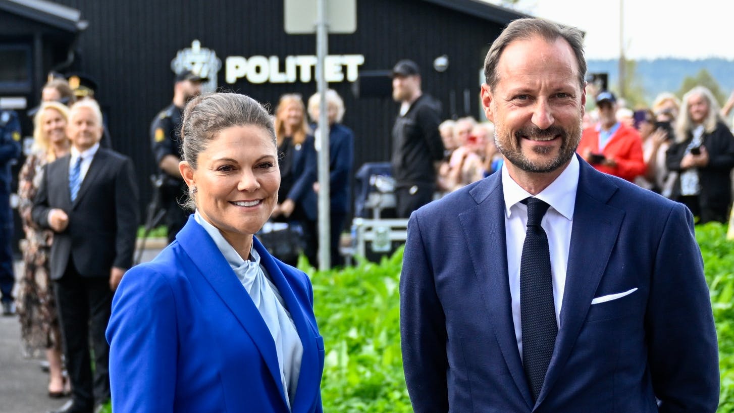 Kronprinsesse Victoria og kronprins Haakon.&nbsp;